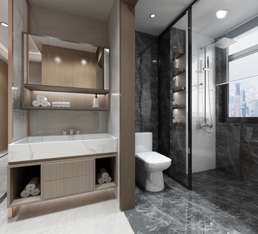 115平雅致新中卫生间