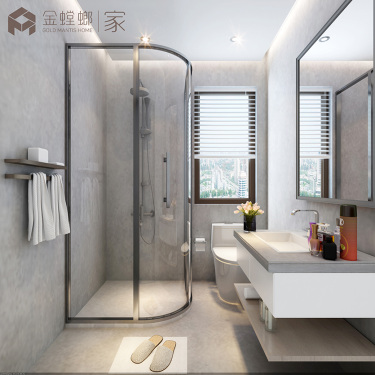 180平3室现代简约卫生间