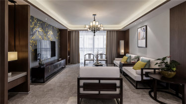 131平雅致新中客厅