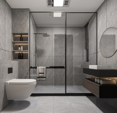 270平现代简约卫生间