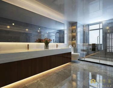 235平4室雅致新中卫生间