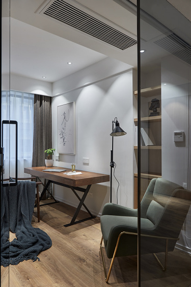 160平现代简约书房