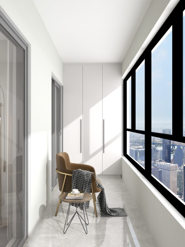 103平3室现代简约阳台