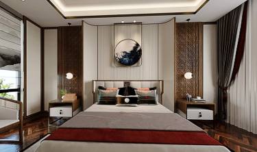 300平3室雅致新中卧室