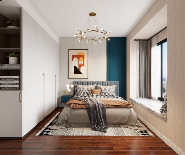 88平原木风卧室