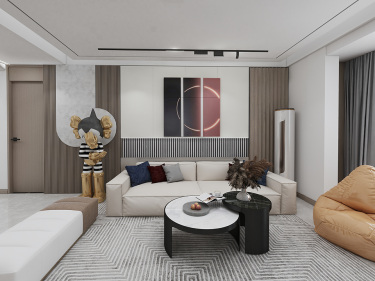 140平禅意日式客厅