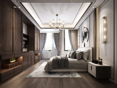 158平雅致新中卧室