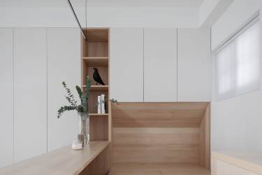 80平禅意日式客厅