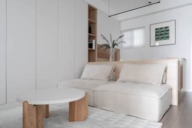 80平禅意日式客厅