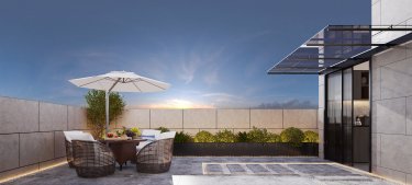 200平原木风阳台