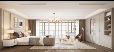 200平原木风卧室