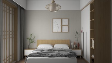 137平禅意日式儿童房