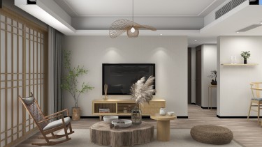 137平禅意日式客厅