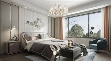 115平雅致新中卧室