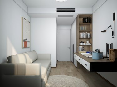 133平现代简约书房