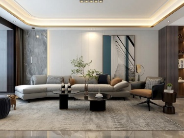 200平阳光城花满墅现代风格