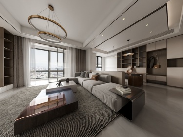 145平望月湾现代风格