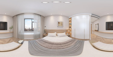 135平禅意日式卧室