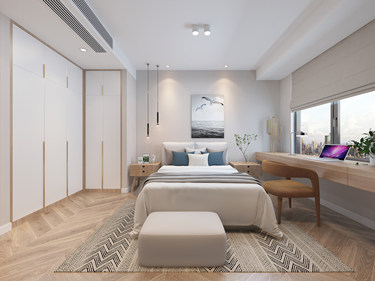 135平禅意日式卧室