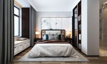 147平雅致新中卧室