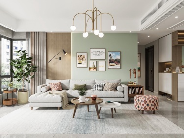 125平颐和江山北欧风格-城中心的一抹绿