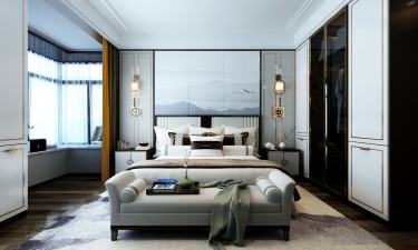 186平雅致新中卧室