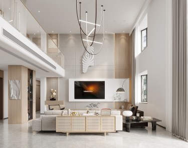 400平禅意日式客厅