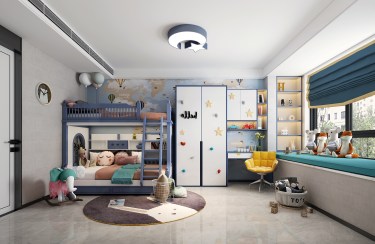150平现代简约儿童房