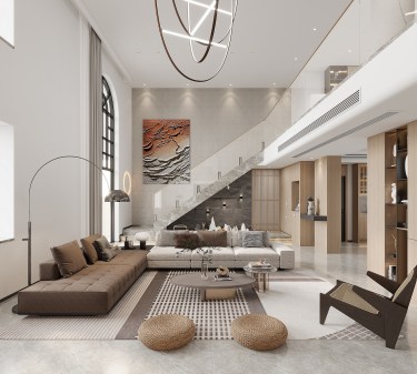 400平禅意日式客厅