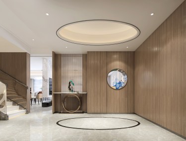 280平雅致新中玄关