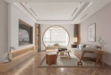 108平禅意日式客厅