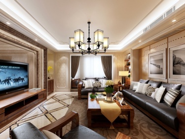 165平书香华府新中式风格-东方雅韵