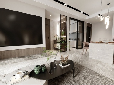 155平汇鸿景云现代风格