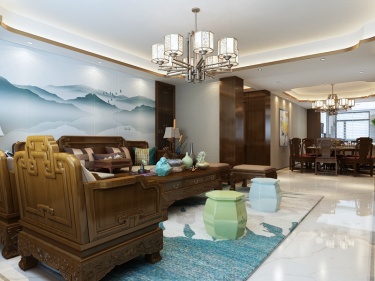 200平吾悦首府新中式风格