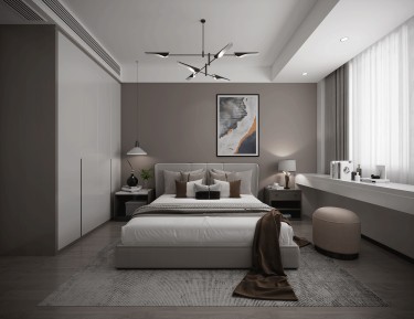 100平现代简约老人房