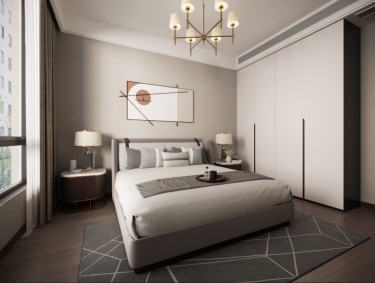 300平现代简约老人房