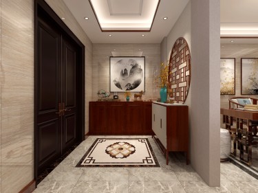 268平雅致新中玄关