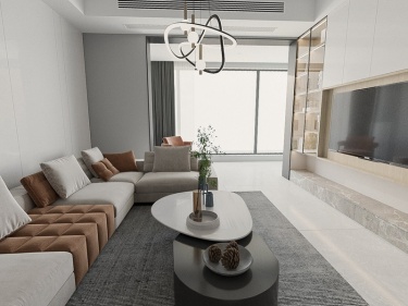 116平金通桃花源现代风格