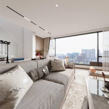 131平雅致新中客厅