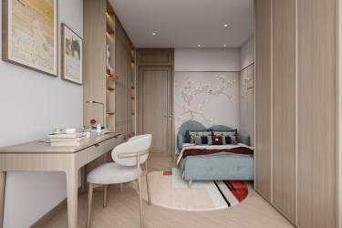 131平雅致新中卧室