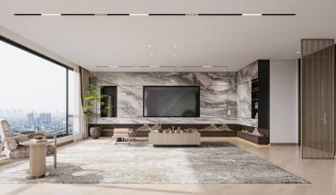 131平雅致新中客厅