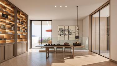 131平雅致新中卧室