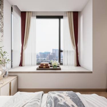 131平雅致新中卧室