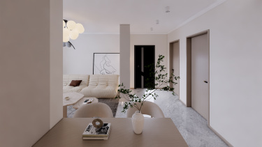 116平原木风客厅