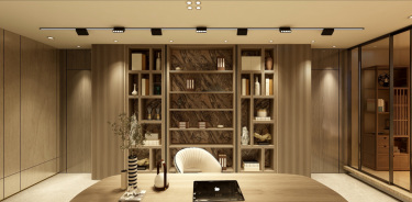 400平5室现代简约餐厅