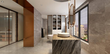 400平5室现代简约卧室