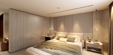 400平5室现代简约客厅