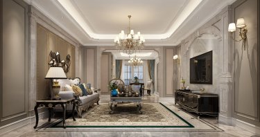 180平原木风客厅