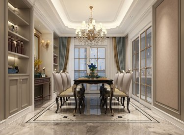 180平原木风餐厅