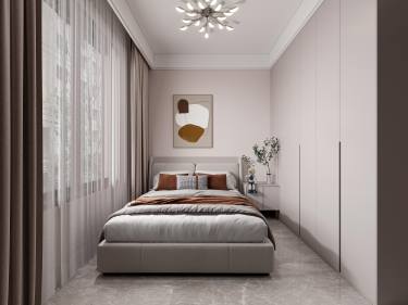 134平雅致新中卧室